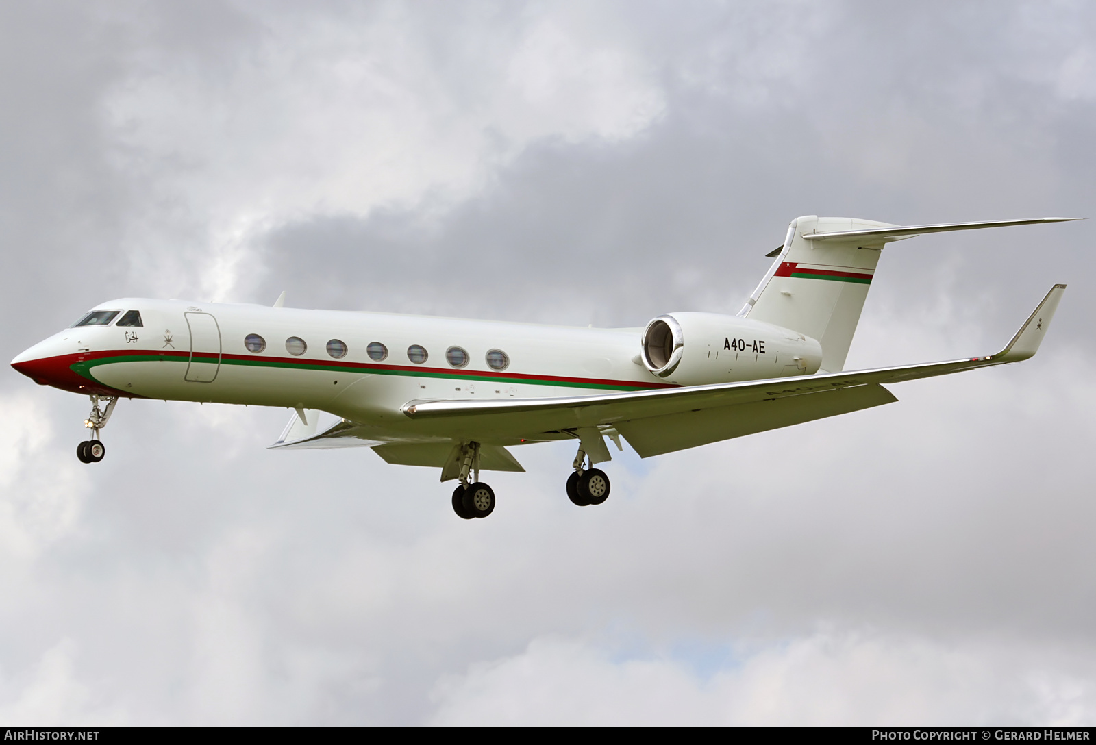 Aircraft Photo of A4O-AE | Gulfstream Aerospace G-V-SP Gulfstream G550 | Oman Government | AirHistory.net #65738