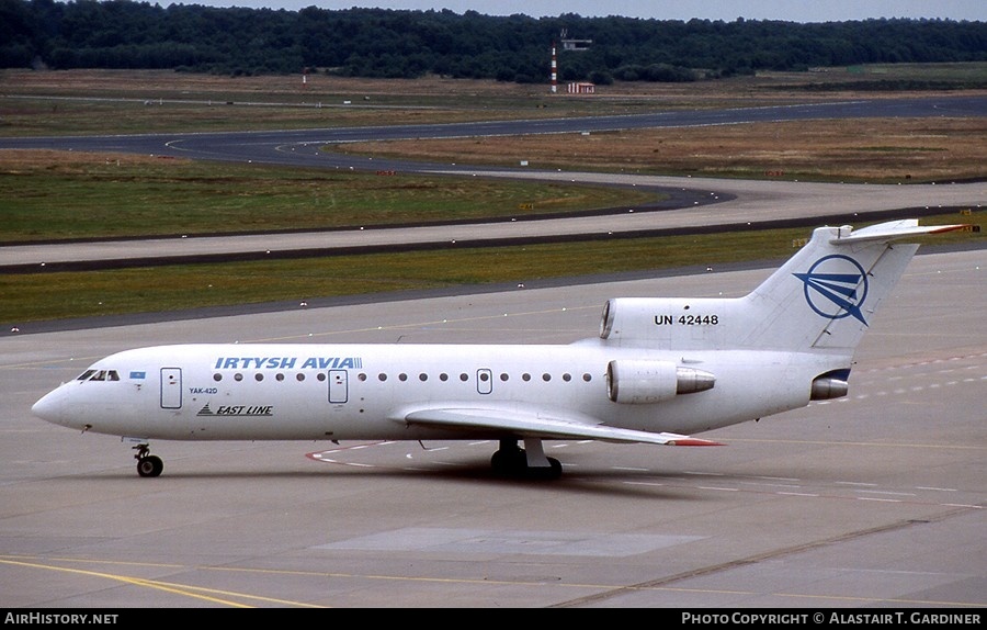 Aircraft Photo of UN-42448 | Yakovlev Yak-42D | Irtysh Avia | AirHistory.net #65739