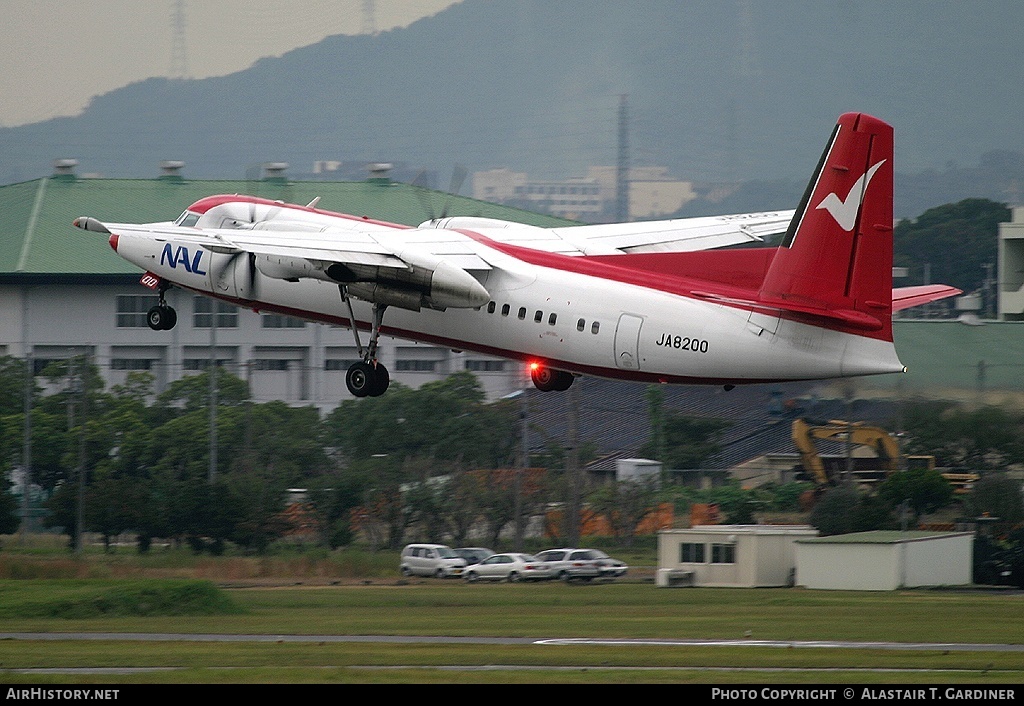 Aircraft Photo of JA8200 | Fokker 50 | NAL - Nakanihon Airlines | AirHistory.net #65748