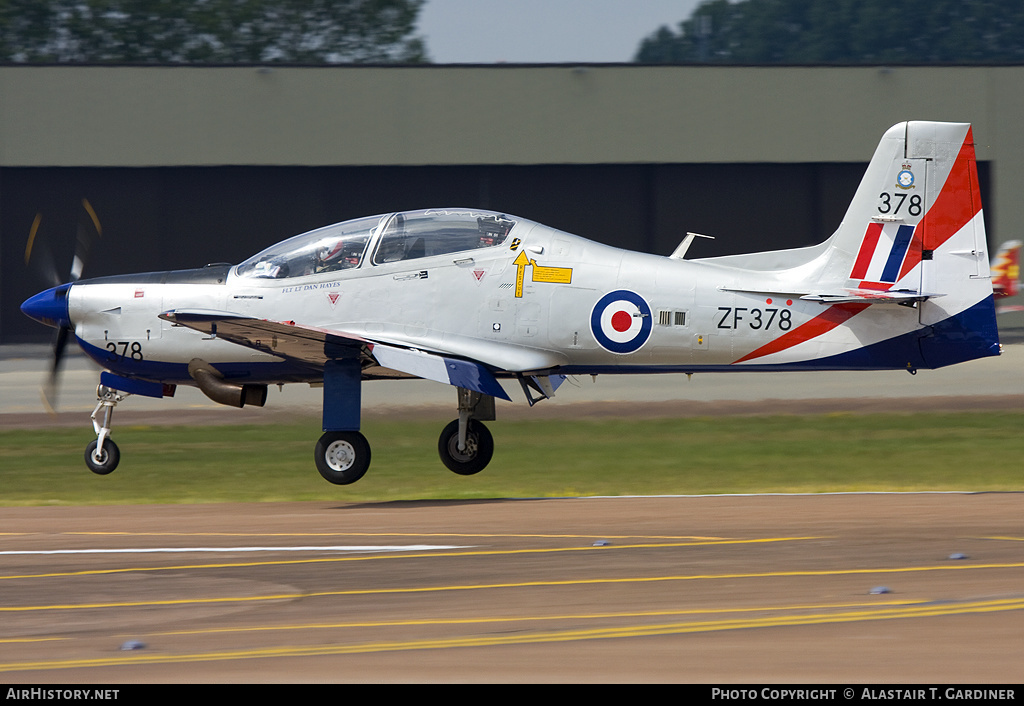 Aircraft Photo of ZF378 | Short S-312 Tucano T1 | UK - Air Force | AirHistory.net #65757