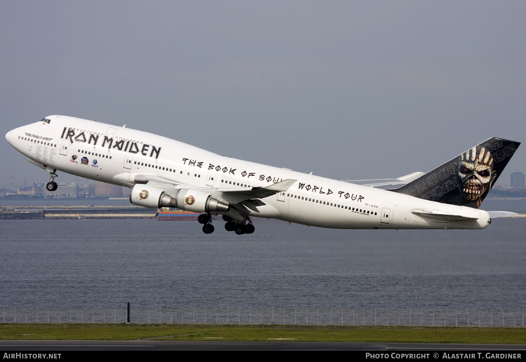 Aircraft Photo of TF-AAK | Boeing 747-428 | Iron Maiden | AirHistory.net #65780