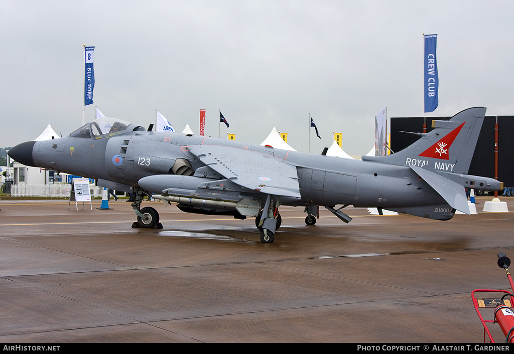 Aircraft Photo of ZH800 | British Aerospace Sea Harrier FA2 | UK - Navy | AirHistory.net #65783