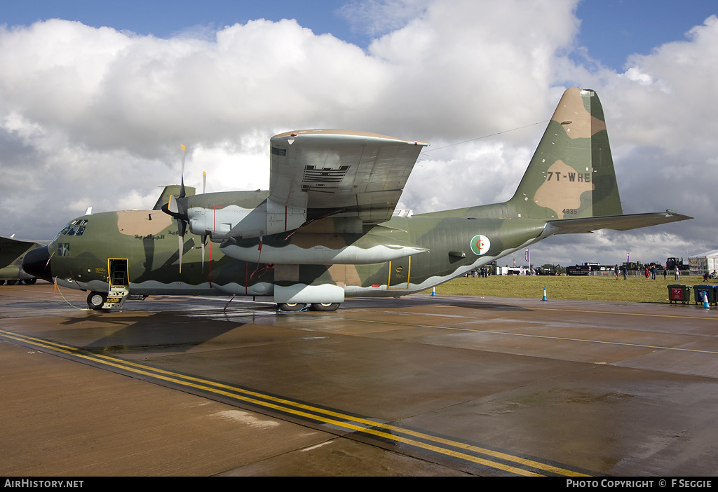 Aircraft Photo of 7T-WHE | Lockheed C-130H Hercules | Algeria - Air Force | AirHistory.net #65785