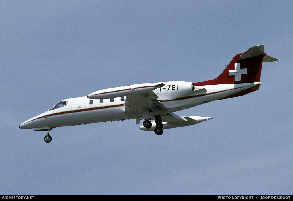 Aircraft Photo of T-781 | Gates Learjet 35A | Switzerland - Air Force | AirHistory.net #65805