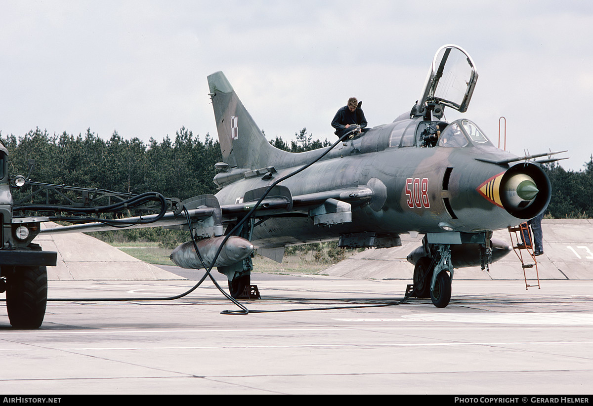 Aircraft Photo of 508 | Sukhoi Su-22UM3K | Poland - Air Force | AirHistory.net #65826