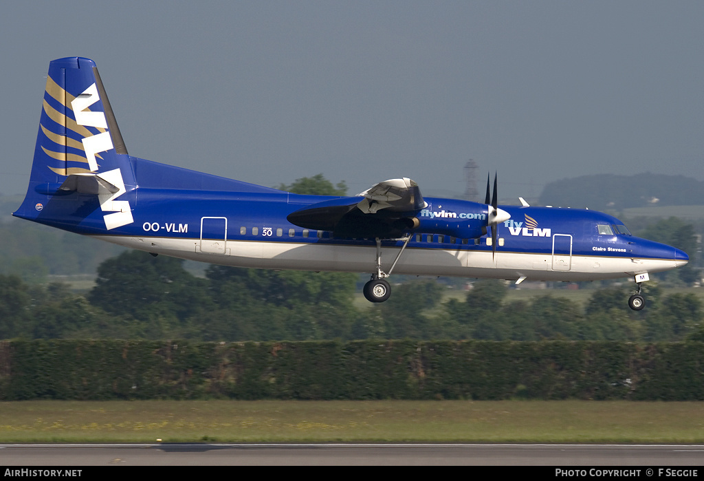 Aircraft Photo of OO-VLM | Fokker 50 | VLM Airlines | AirHistory.net #65846