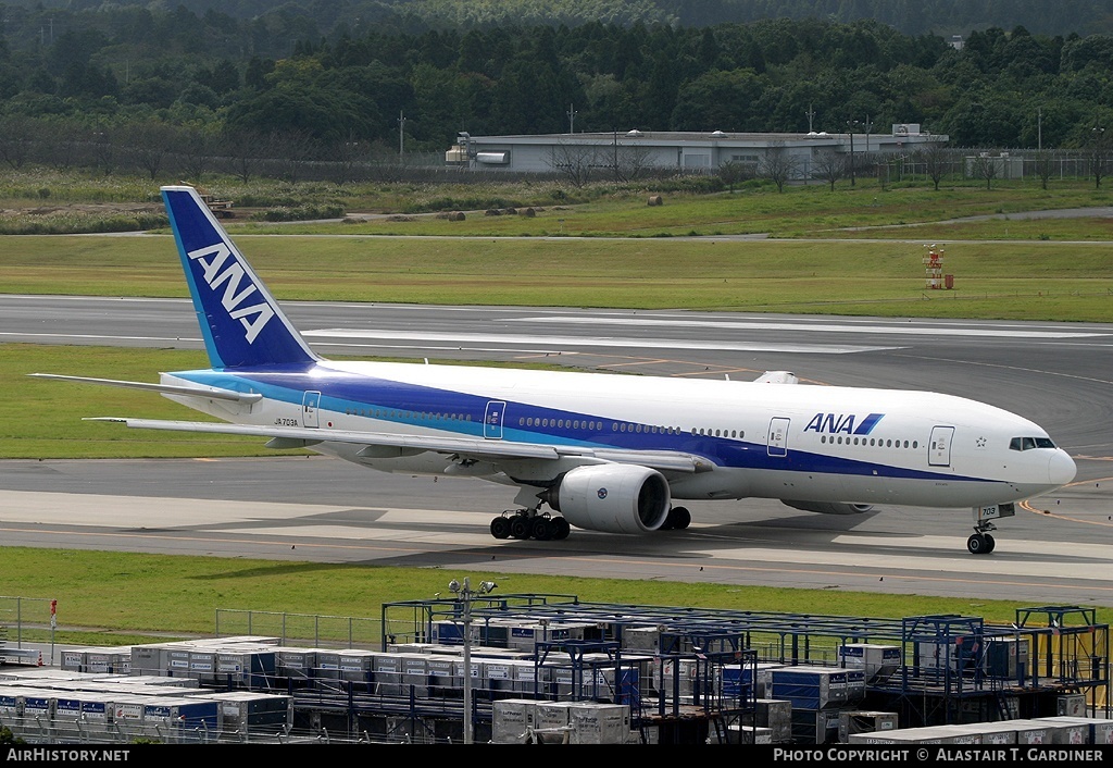 Aircraft Photo of JA703A | Boeing 777-281 | All Nippon Airways - ANA | AirHistory.net #65856
