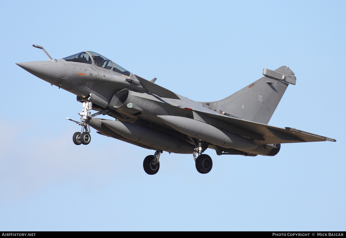 Aircraft Photo of 15 | Dassault Rafale M | France - Navy | AirHistory.net #65894