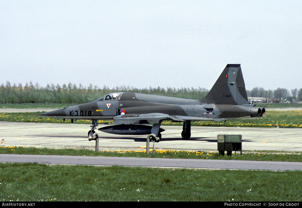 Aircraft Photo of K-3018 | Canadair NF-5A | Netherlands - Air Force | AirHistory.net #65903