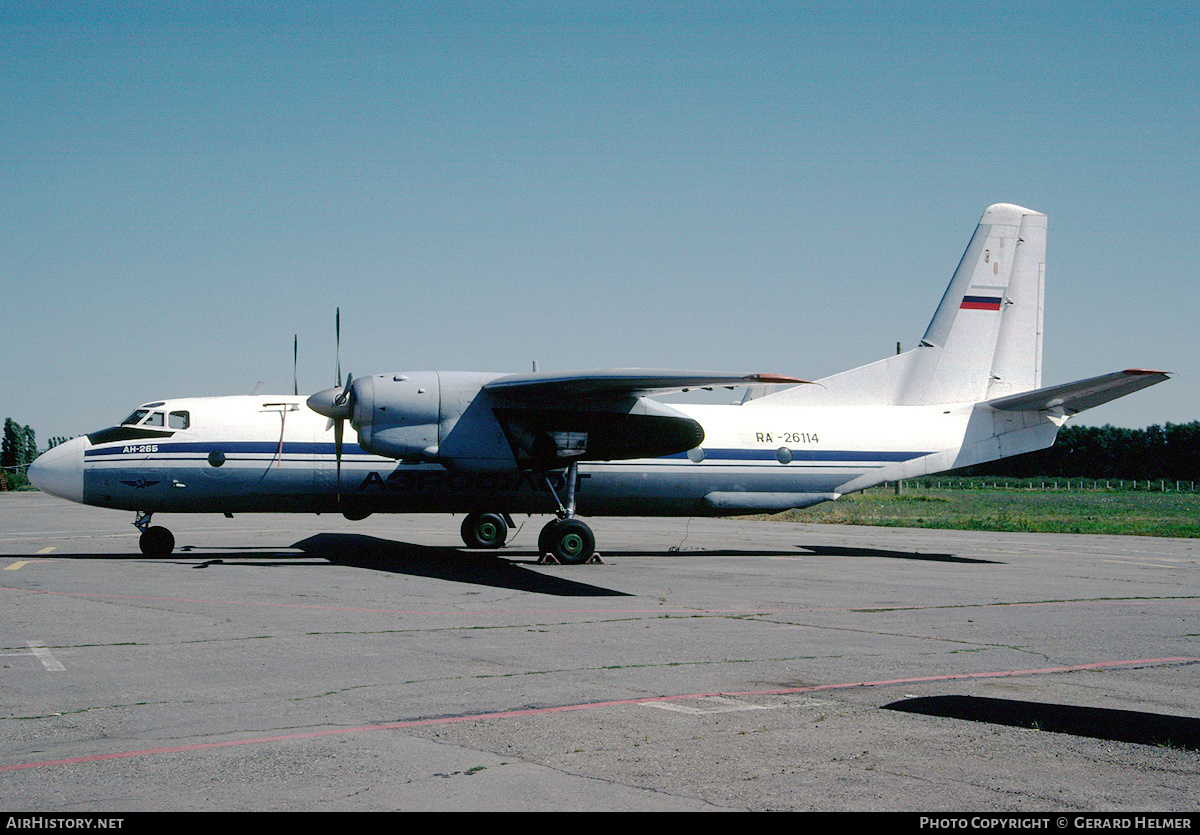 Aircraft Photo of RA-26114 | Antonov An-26B | Aeroflot | AirHistory.net #65904