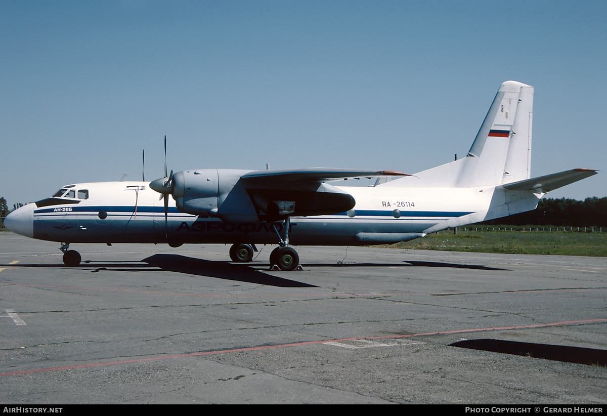 Aircraft Photo of RA-26114 | Antonov An-26B | Aeroflot | AirHistory.net #65904