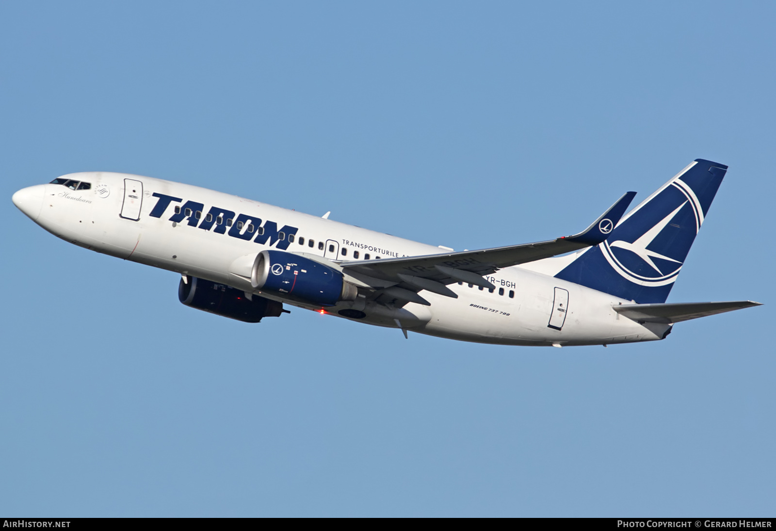 Aircraft Photo of YR-BGH | Boeing 737-78J | TAROM - Transporturile Aeriene Române | AirHistory.net #65914