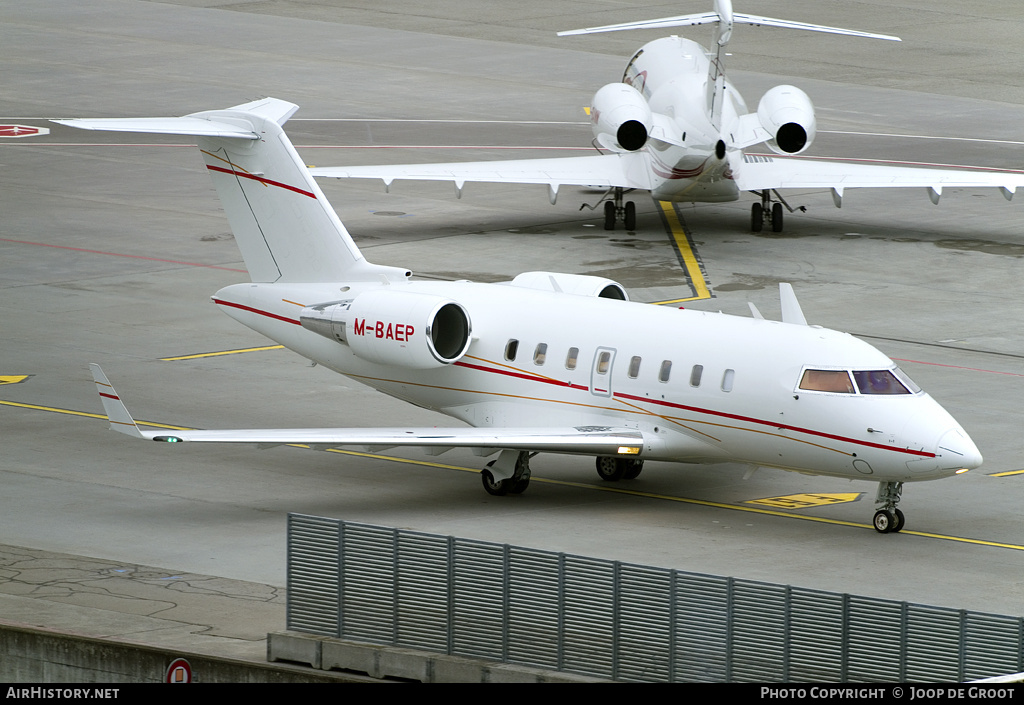 Aircraft Photo of M-BAEP | Bombardier Challenger 605 (CL-600-2B16) | AirHistory.net #65932