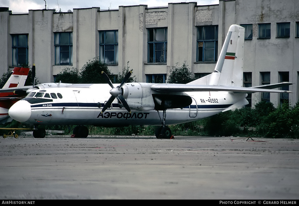 Aircraft Photo of RA-46562 | Antonov An-24B | Aeroflot | AirHistory.net #65950