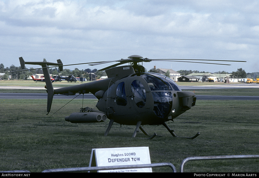 Aircraft Photo of N1109D | Hughes 500MD/TOW Defender (369MD) | Hughes Aircraft | AirHistory.net #65961