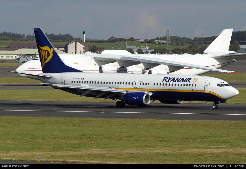 Aircraft Photo of EI-DAD | Boeing 737-8AS | Ryanair | AirHistory.net #65968