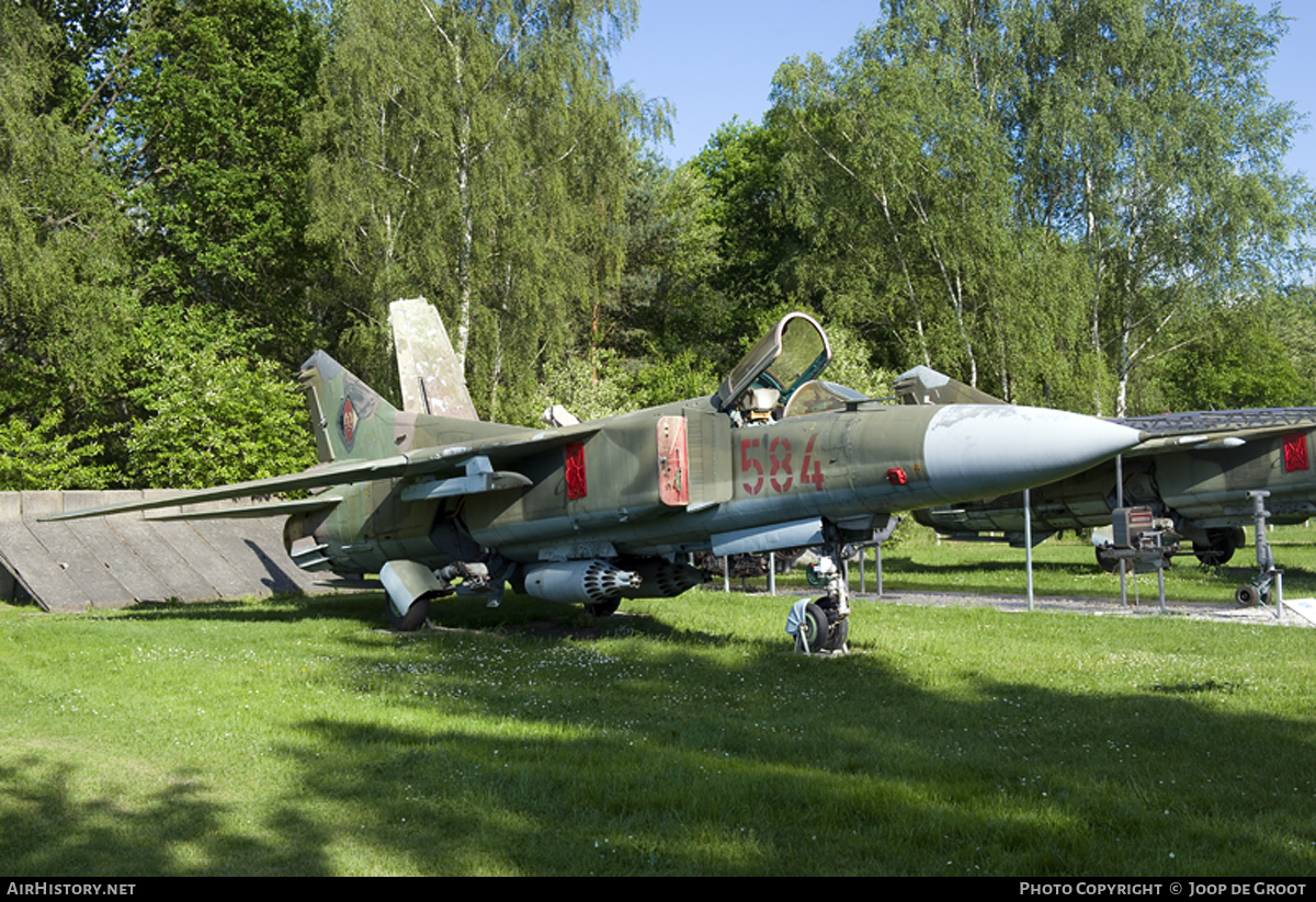 Aircraft Photo of 584 | Mikoyan-Gurevich MiG-23MF | East Germany - Air Force | AirHistory.net #65995