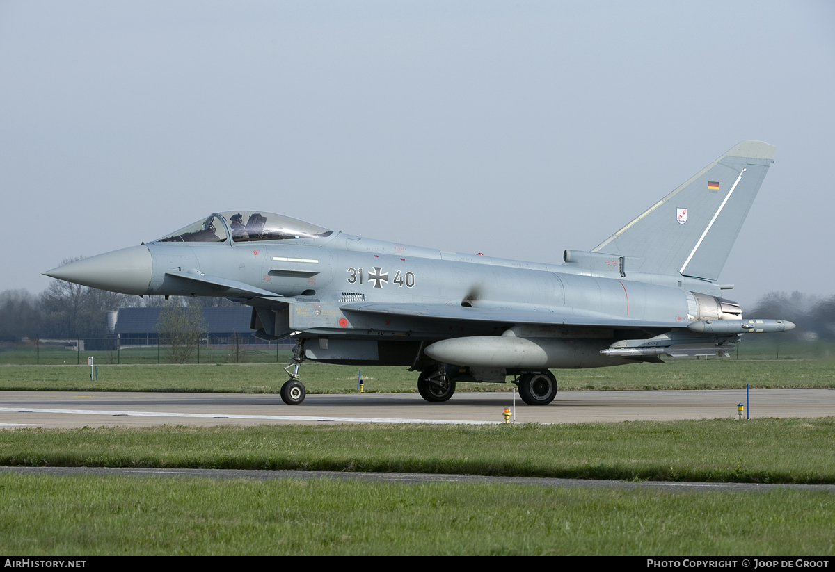 Aircraft Photo of 3140 | Eurofighter EF-2000 Typhoon S | Germany - Air Force | AirHistory.net #66019