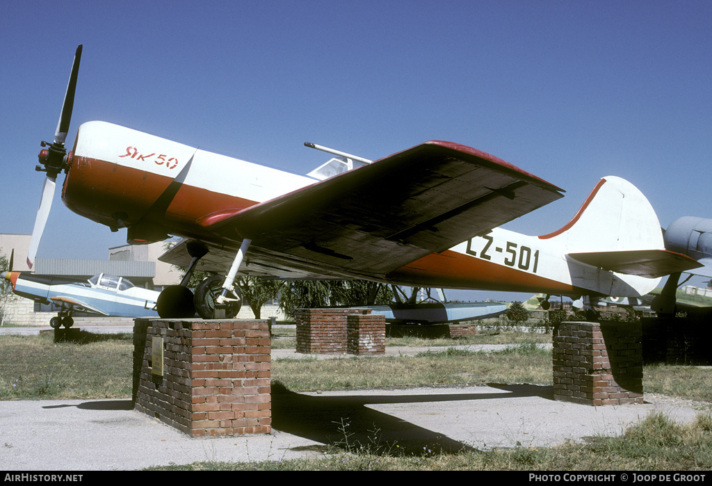 Aircraft Photo of LZ-501 | Yakovlev Yak-50 | Bulgaria - Air Force | AirHistory.net #66023