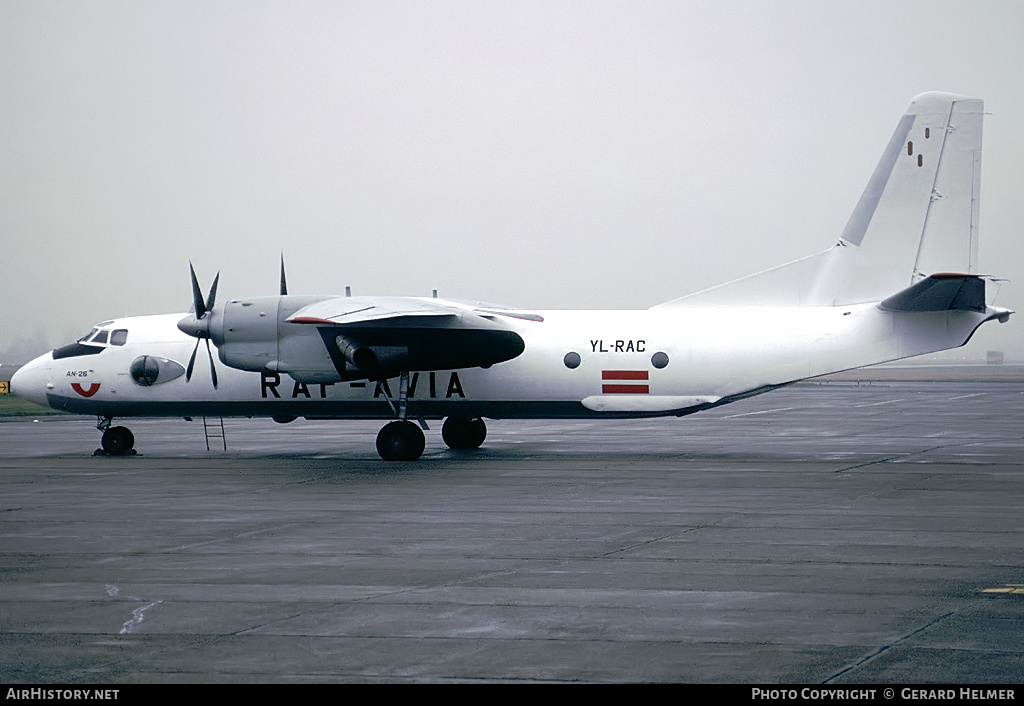 Aircraft Photo of YL-RAC | Antonov An-26 | RAF-Avia Airlines | AirHistory.net #66026