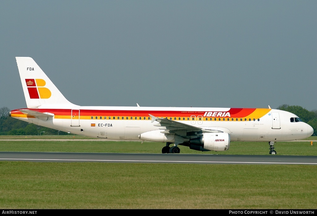 Aircraft Photo of EC-FDA | Airbus A320-211 | Iberia | AirHistory.net #66036