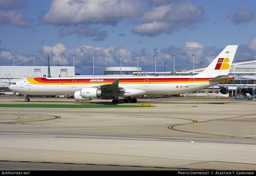 Aircraft Photo of EC-JNQ | Airbus A340-642 | Iberia | AirHistory.net #66044