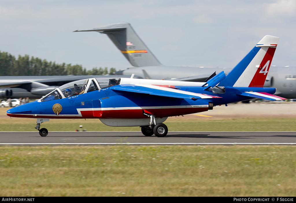 Aircraft Photo of E41 | Dassault-Dornier Alpha Jet E | France - Air Force | AirHistory.net #66068