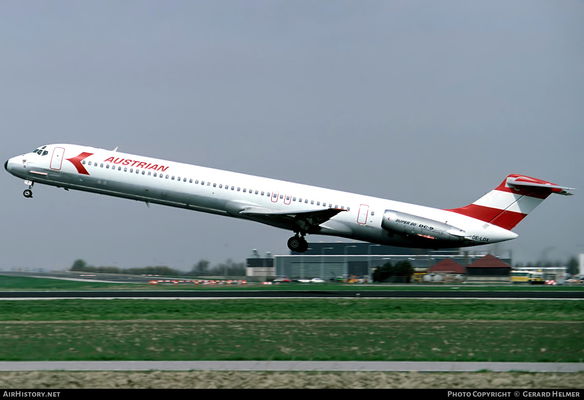 Aircraft Photo of OE-LDX | McDonnell Douglas MD-81 (DC-9-81) | Austrian Airlines | AirHistory.net #66077