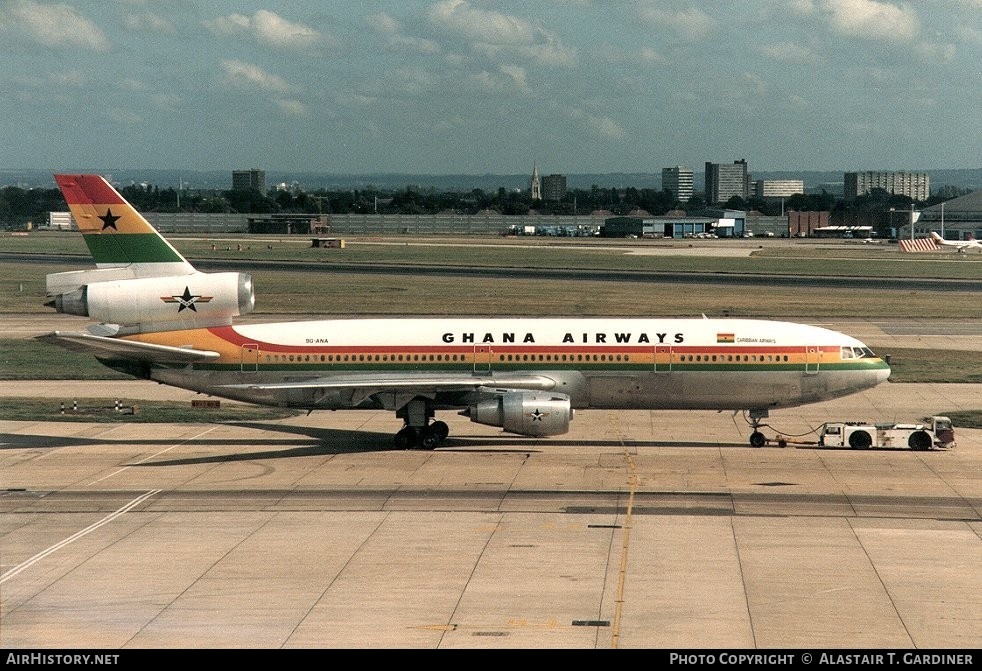 Aircraft Photo of 9G-ANA | McDonnell Douglas DC-10-30 | Ghana Airways | AirHistory.net #66079