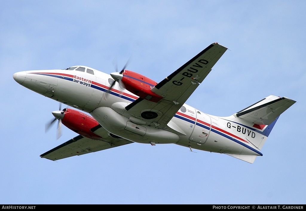 Aircraft Photo of G-BUVD | British Aerospace BAe-3206 Jetstream Super 31 | Eastern Airways | AirHistory.net #66096
