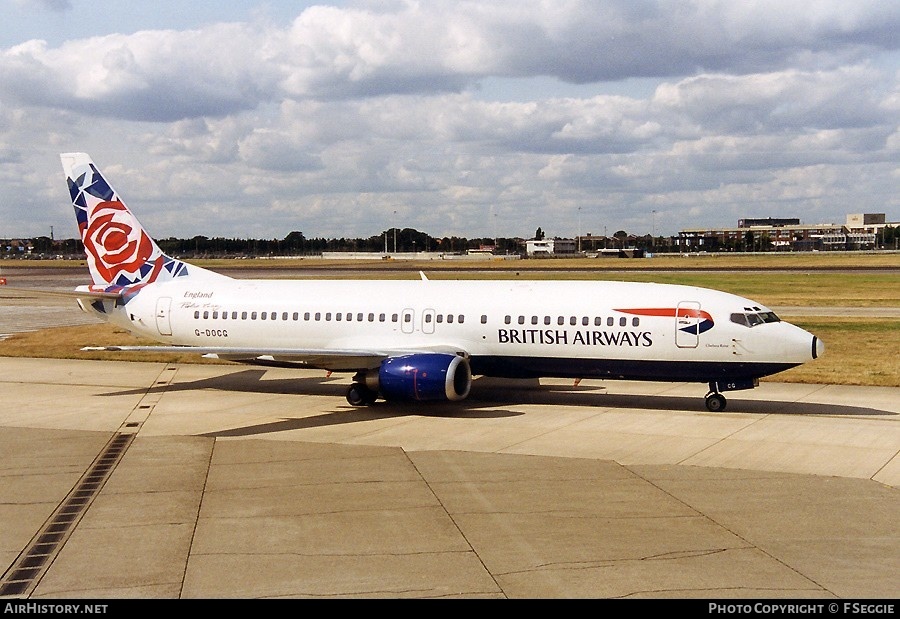 Aircraft Photo of G-DOCG | Boeing 737-436 | British Airways | AirHistory.net #66122