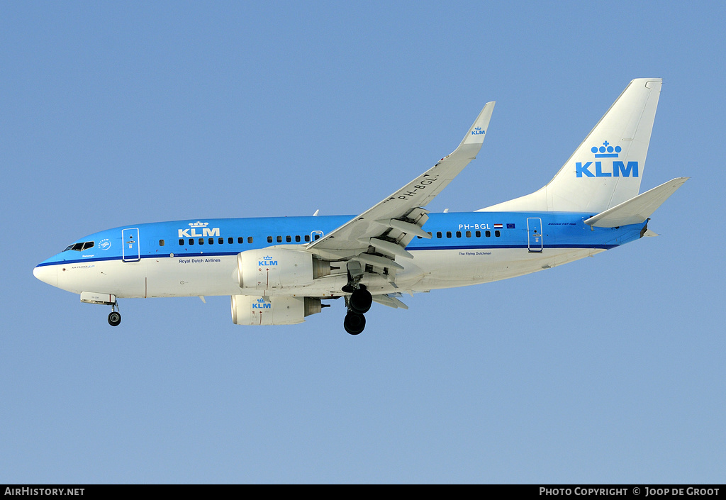 Aircraft Photo of PH-BGL | Boeing 737-7K2 | KLM - Royal Dutch Airlines | AirHistory.net #66124