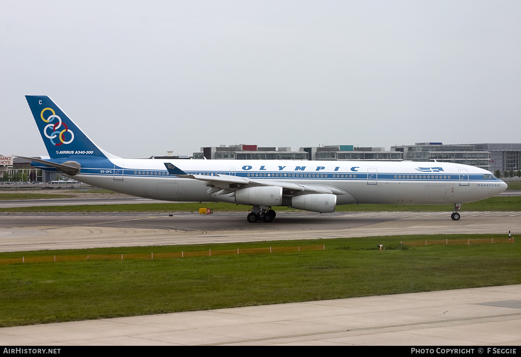 Aircraft Photo of SX-DFC | Airbus A340-313 | Olympic | AirHistory.net #66151