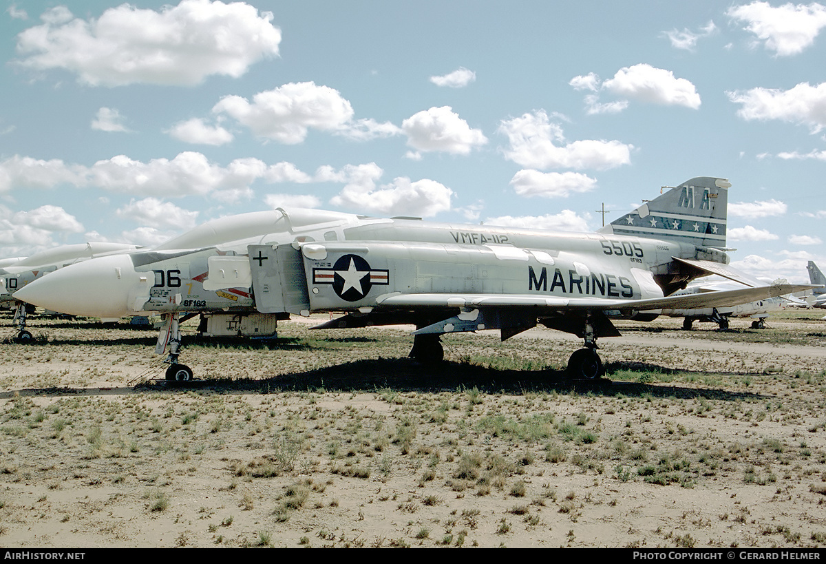 Aircraft Photo of 155505 / 5505 | McDonnell Douglas F-4J Phantom II | USA - Marines | AirHistory.net #66164
