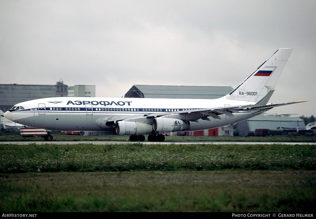 Aircraft Photo of RA-96001 | Ilyushin Il-96 | Aeroflot | AirHistory.net #66179