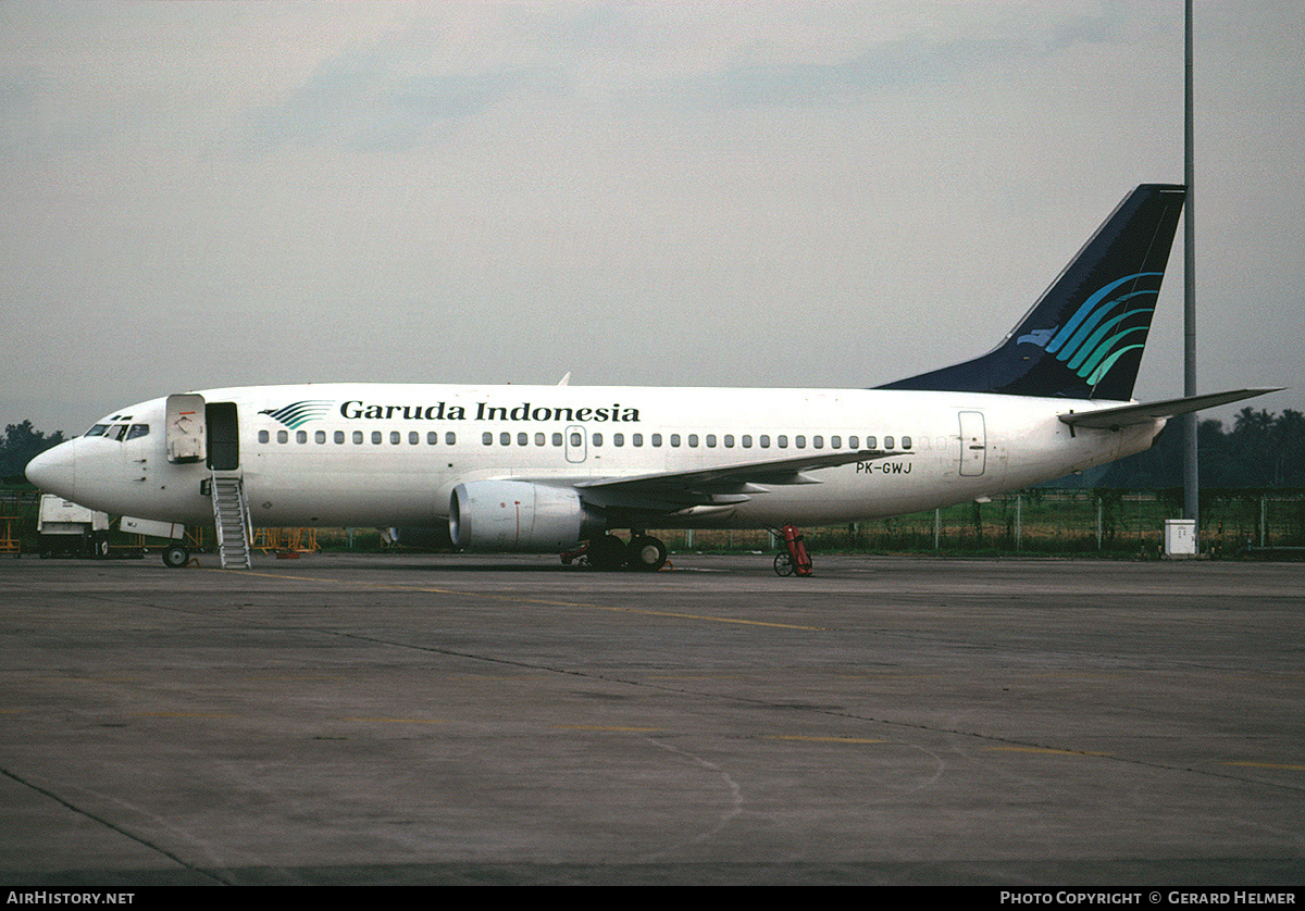 Aircraft Photo of PK-GWJ | Boeing 737-3Q8 | Garuda Indonesia | AirHistory.net #66186