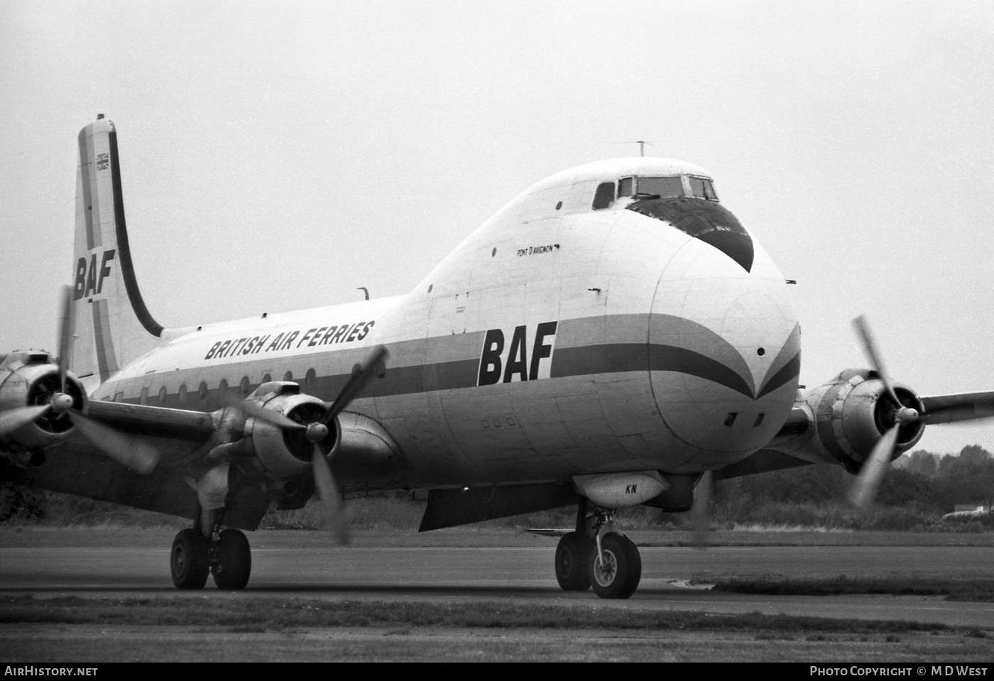 Aircraft Photo of G-ASKN | Aviation Traders ATL-98 Carvair | British Air Ferries - BAF | AirHistory.net #66191