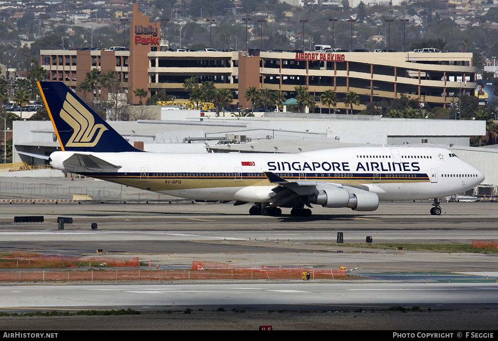 Aircraft Photo of 9V-SPQ | Boeing 747-412 | Singapore Airlines | AirHistory.net #66206