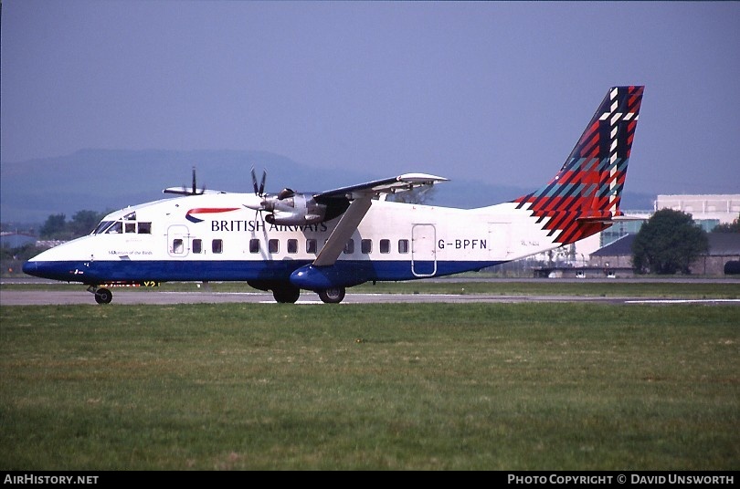 Aircraft Photo of G-BPFN | Short 360-300 | British Airways | AirHistory.net #66219