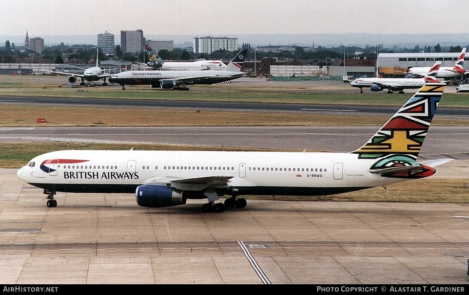 Aircraft Photo of G-BNWD | Boeing 767-336/ER | British Airways | AirHistory.net #66224
