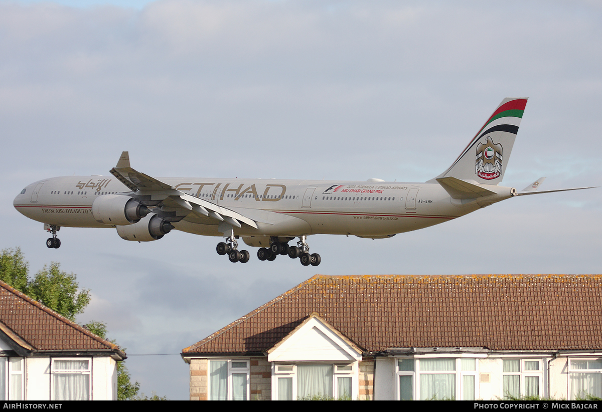 Aircraft Photo of A6-EHH | Airbus A340-642 | Etihad Airways | AirHistory.net #66242