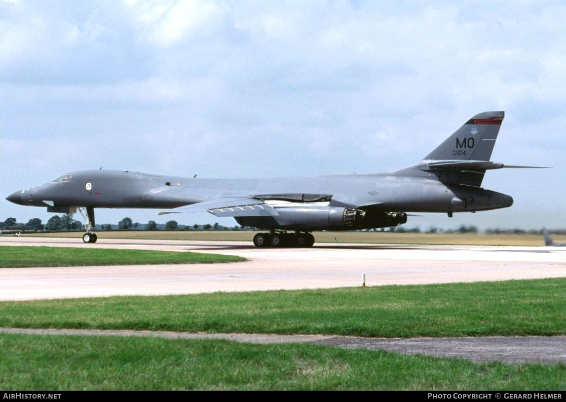 Aircraft Photo of 86-0104 / AF86-104 | Rockwell B-1B Lancer | USA - Air Force | AirHistory.net #66257
