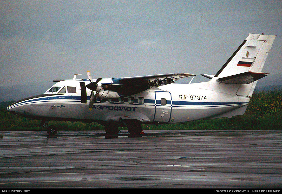 Aircraft Photo of RA-67374 | Let L-410UVP Turbolet | Aeroflot | AirHistory.net #66259