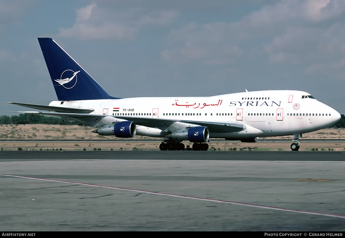 Aircraft Photo of YK-AHB | Boeing 747SP-94 | Syrian Air | AirHistory.net #66270