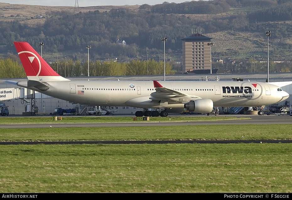 Aircraft Photo of N805NW | Airbus A330-323 | Northwest Airlines | AirHistory.net #66277