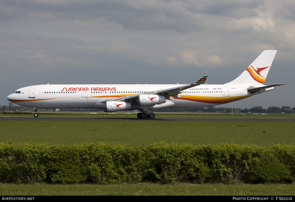 Aircraft Photo of PZ-TCP | Airbus A340-311 | Surinam Airways | AirHistory.net #66280