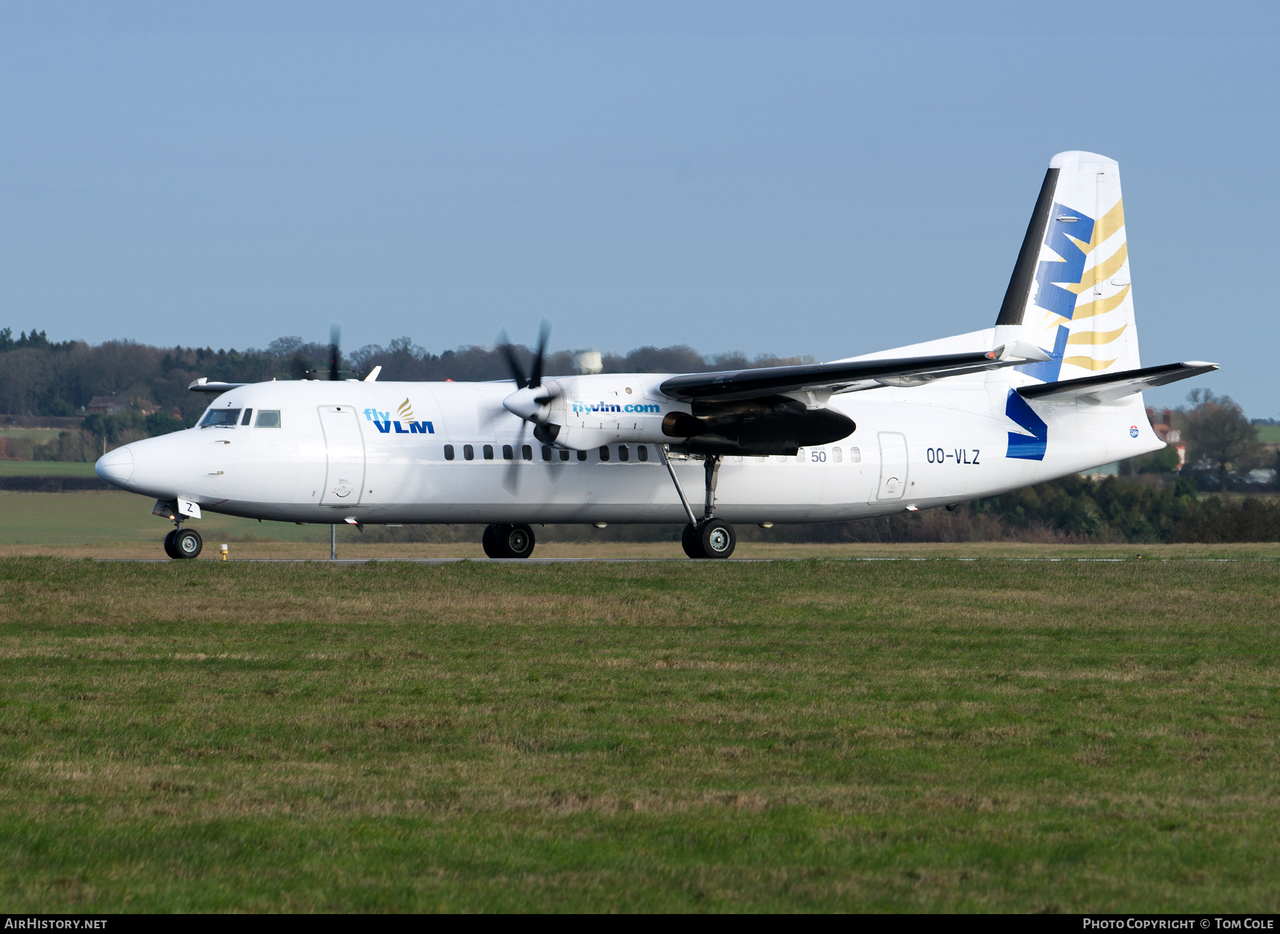 Aircraft Photo of OO-VLZ | Fokker 50 | VLM Airlines | AirHistory.net #66297