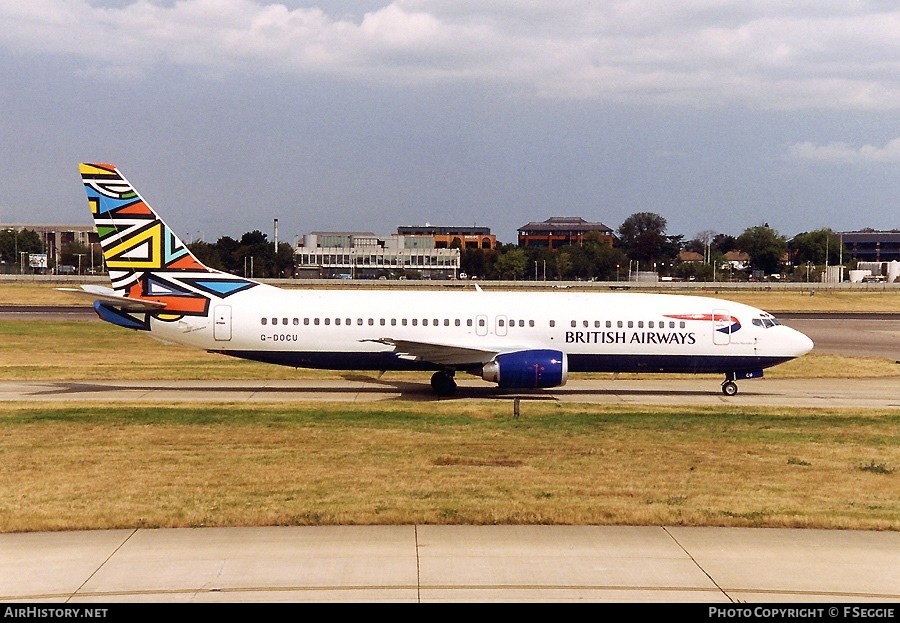 Aircraft Photo of G-DOCU | Boeing 737-436 | British Airways | AirHistory.net #66305