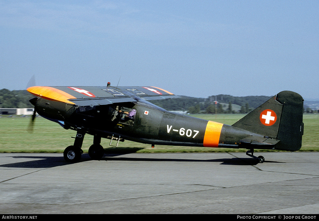 Aircraft Photo of V-607 | Dornier Do-27H-2 | Switzerland - Air Force | AirHistory.net #66306