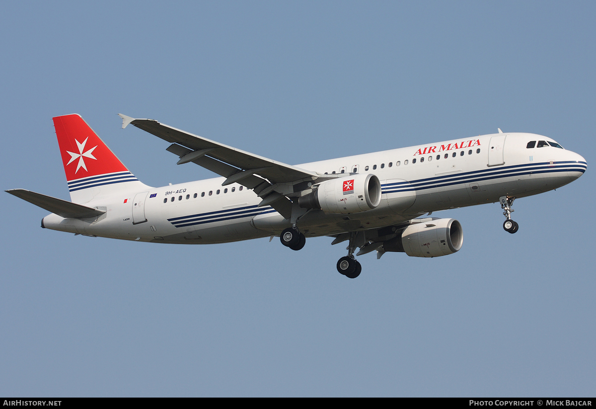 Aircraft Photo of 9H-AEQ | Airbus A320-214 | Air Malta | AirHistory.net #66325